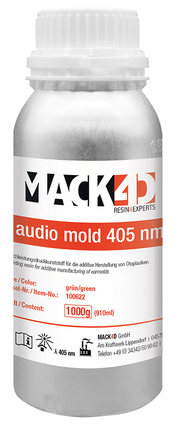 MACK4D - audio mold 405 nm