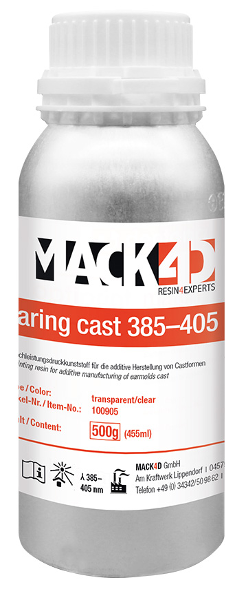 MACK4D- hearing cast 385-405 nm